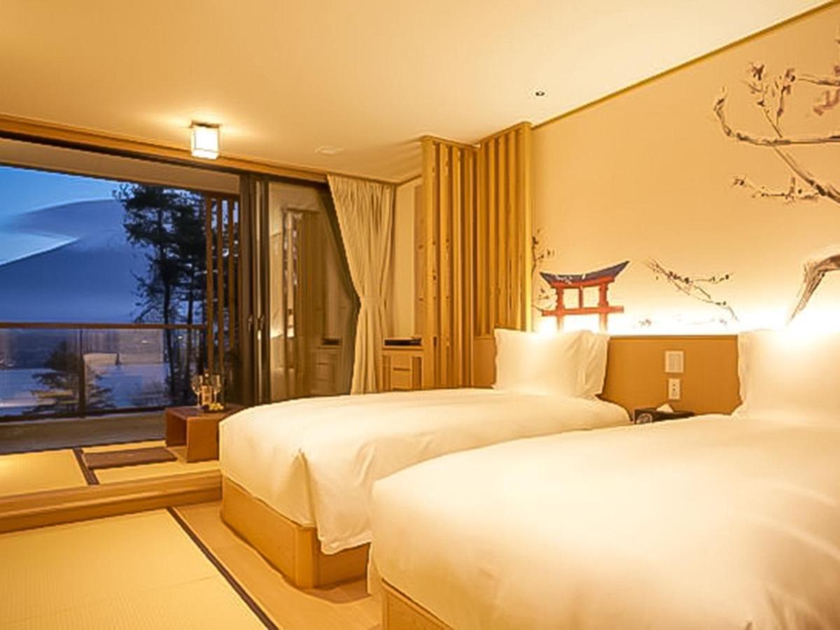 Kumonoue Fuji Hotel Deluxe Room - Mt Fuji View With Open-Air Bath Fujikawaguchiko Exterior foto