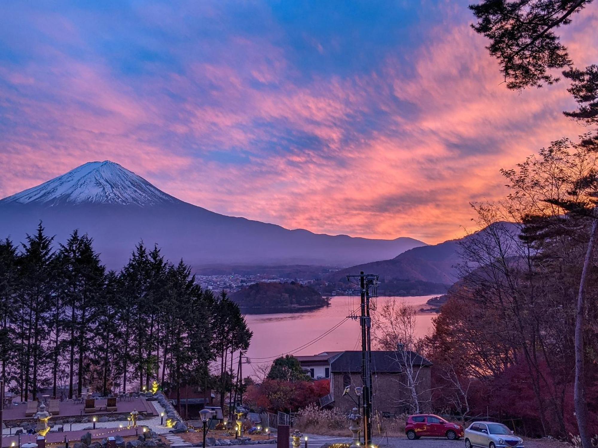 Kumonoue Fuji Hotel Deluxe Room - Mt Fuji View With Open-Air Bath Fujikawaguchiko Exterior foto